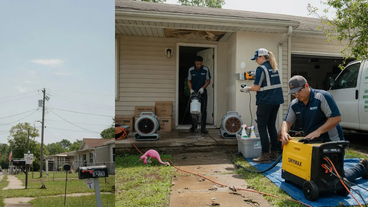 Storm Damage Water Removal in De Soto, KS near me